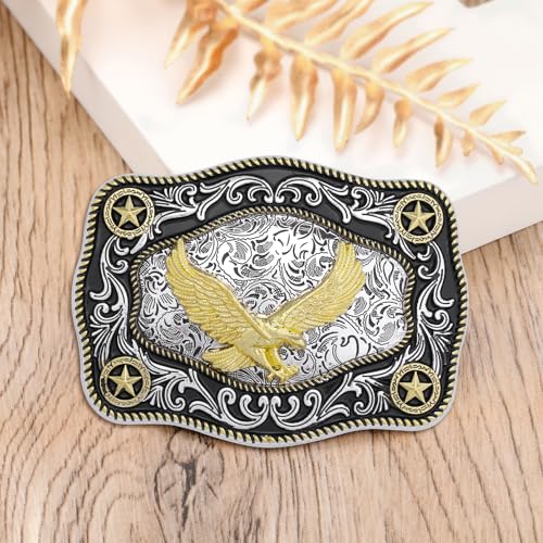 Image of Cowboy Belt Buckle for Men Longhorn Bull Belt Buckles Men Vintage Texas Buckle for Women Cowboy Cowgirl Belt Buckle