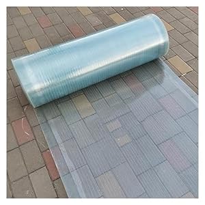 Transparente Polycarbonat-Dachplatten, 0,8 mm, Ersatzplatten, Gartenschuppen, Dacheindeckung, langlebige Außenabdeckung, 0,5 x 20 m Größe für einfache Installation
