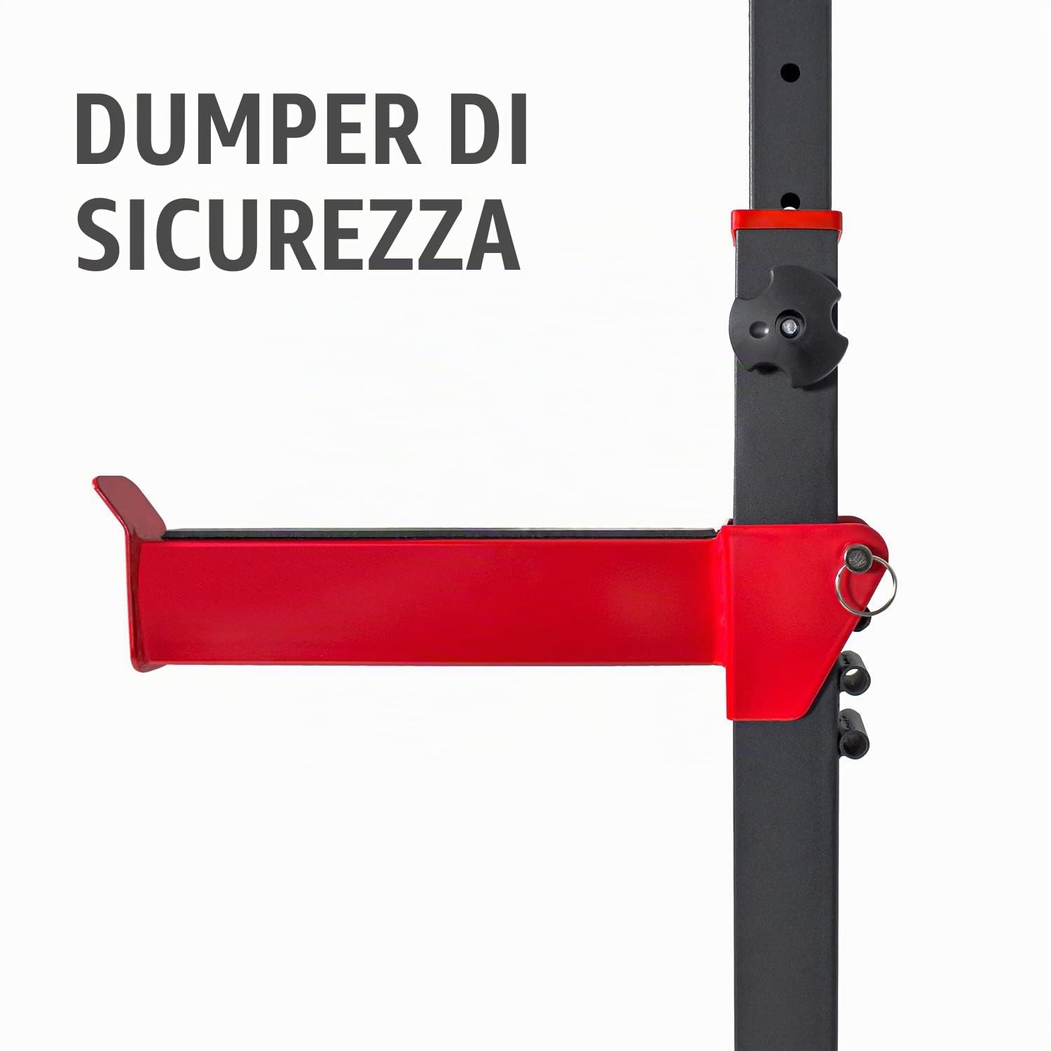 SUPPORTO PER BILANCIERE RASTRELLIERA RACK & DIP | PESO MAX. 150 KG | REGOLABILE IN ALTEZZA 13 LIVELLI
