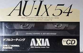 TDK axia カセットテープ　ハイポジ5本　ノーマル9本　計14本 未開封 Amazon | AXIA カセットテープ AU IX 54分 ノーマル最高峰 AU1X