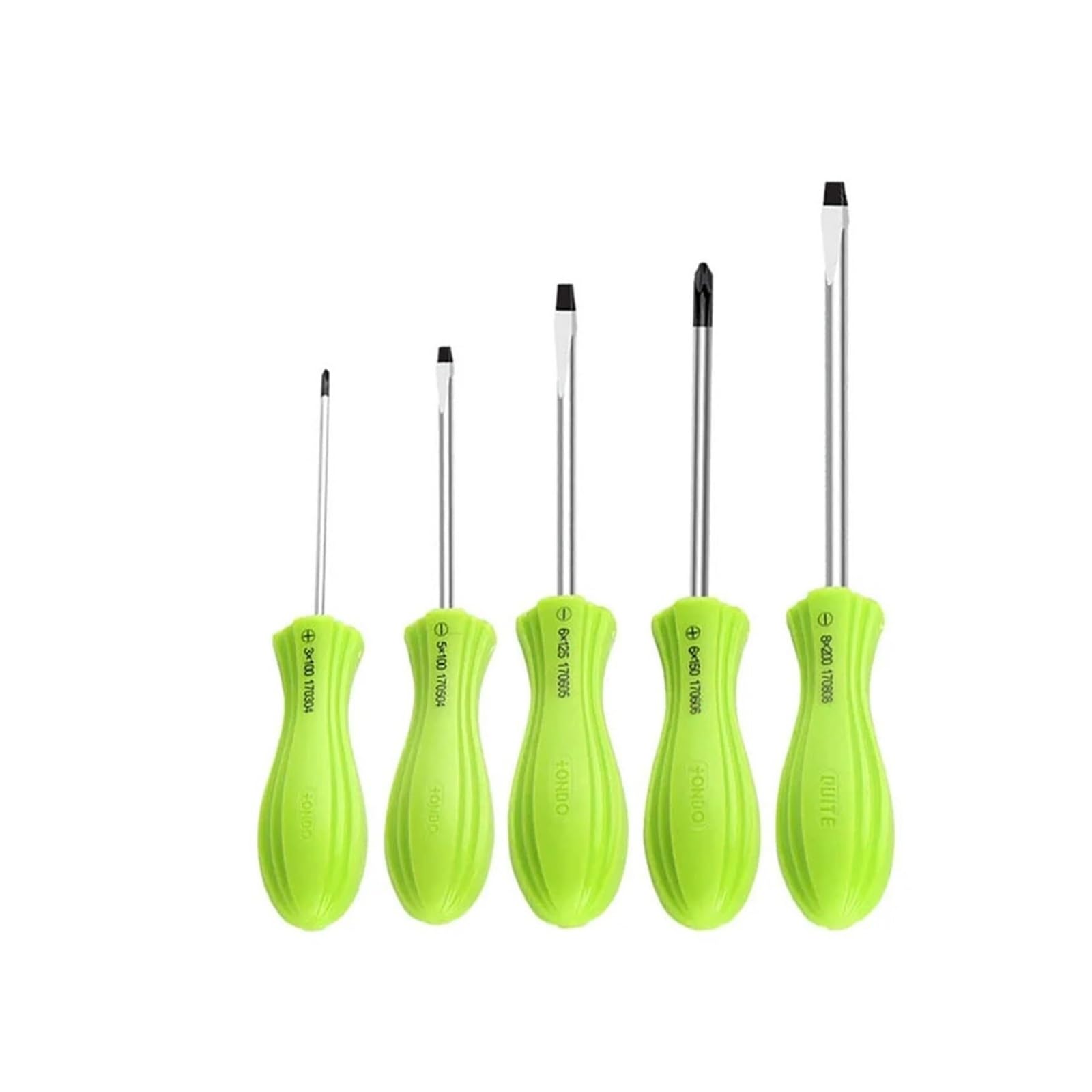 Phillips Slotted Screwdriver PH0 3x100mm Magnetic Chrome Vanadium Steel(3x75mm(3mm))