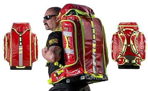 Image of Statpacks New 2023 G3+ Backup Red EMT Medic Backpack BLS ALS Trauma Bag for EMS, Police, Firefighters