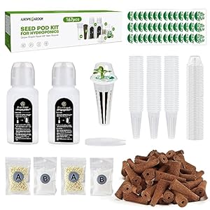 Ahopegarden 40-teiliges Samenkapsel-Set für Hydrokultur