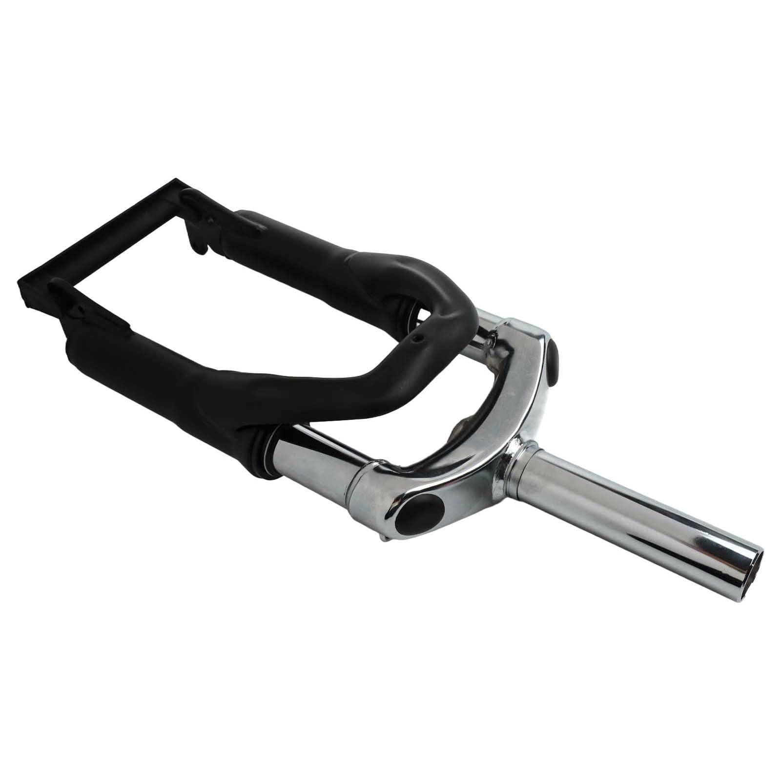 Forcella anteriore pieghevole Ebike 12 14 pollici elettrica per bici, ammortizzatore in lega, filettatura BSA o non filettata, argento