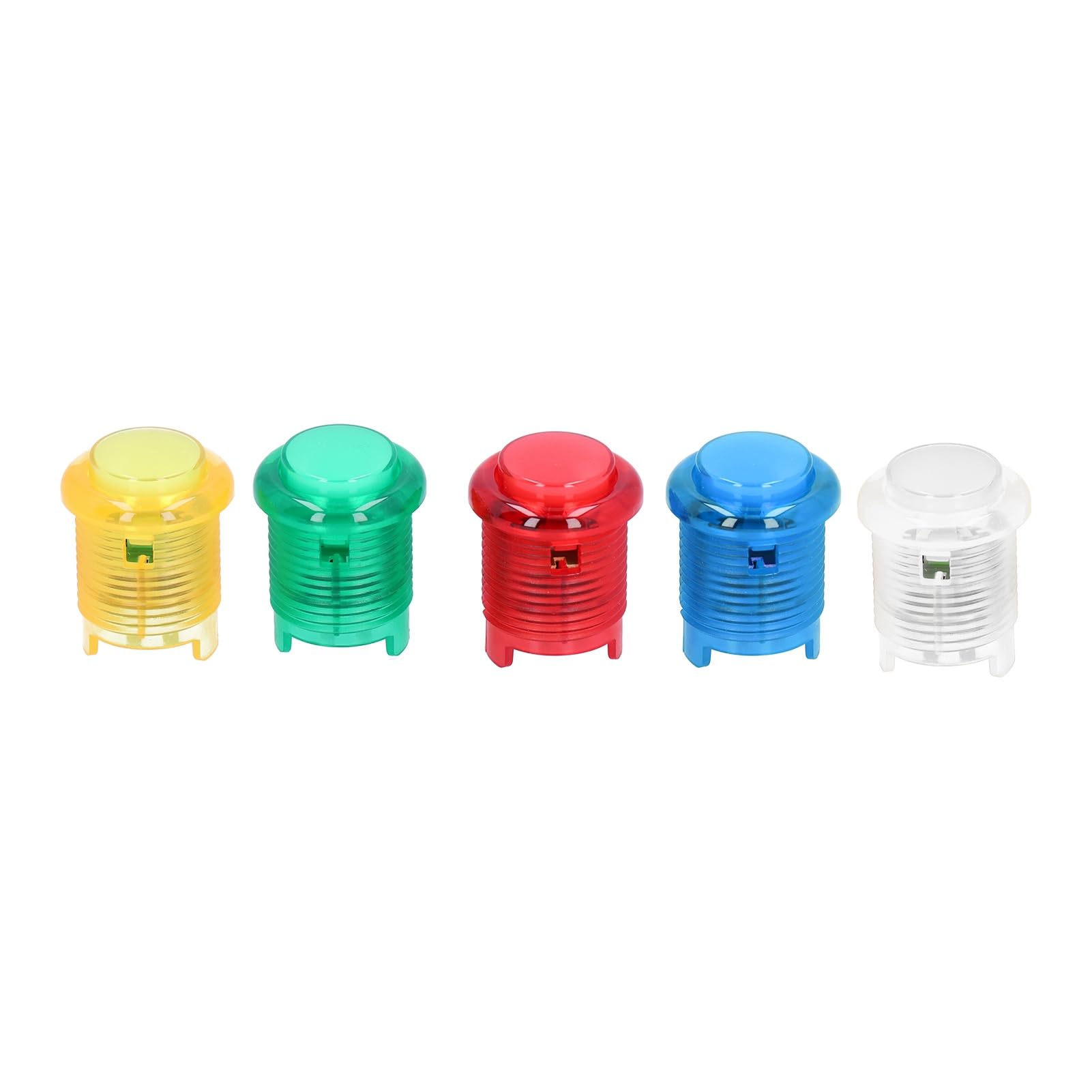 Zunate Przyciski LED do Gier Arkadowych 2 Graczy + 2 Joysticki + 20 X Podświetlane Diodami LED Przyciski do Gier Arkadowych Zestaw DIY Części Zestawy Kontrolerów do