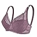 Brassière Sport Coton Soutien-Gorge à Armatures pour Femmes Soutien-Gorge à Fleurs en Dentelle Soutien-Gorge sans Doublure Non rembourré Plus Size Ensemble Assiette Plate