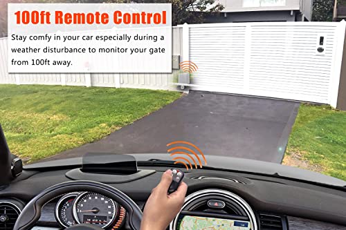 Blütezeit Automatic Sliding Gate Opener 1800Lb Rack Driven 1/2Hp With 2 Remote Controls Infrared Sensor thumb #4