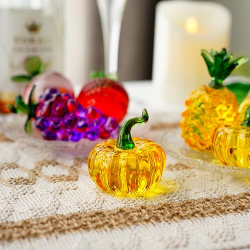 Small-Glass-Pumpkin-Decor-Figurine-Autumn-Fall-Pumpkin-Decor-Glass-Fruits-Decorations-for-Home-Kitchen-Mini-Crystal-Miniature-Pumpkin-for-Thanksgiving-Table-Decor Small Glass Pumpkin Decor Figurine Autumn Fall Pumpkin Decor Glass Fruits Decorations for Home Kitchen Mini Crystal Miniature Pumpkin for Thanksgiving Table Decor