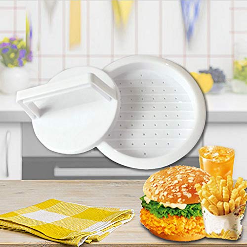 Homozy prensa de hambúrguer de plástico antiaderente e hambúrguer para churrasco ao ar livre