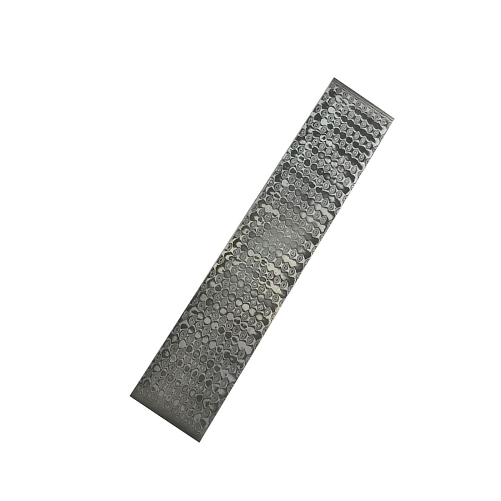 Barre de forgeage à motifs de qualité supérieure, billette d'acier de Damas, matériau de fabrication de couteaux de bricolage haute densité pour forgerons et artisans, moti