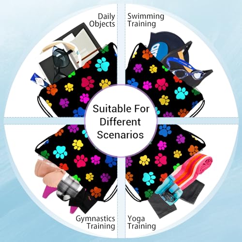 Image of Grip Bag for Gymnasts Small Drawstring Gymnastics Athlete Bag for Gym