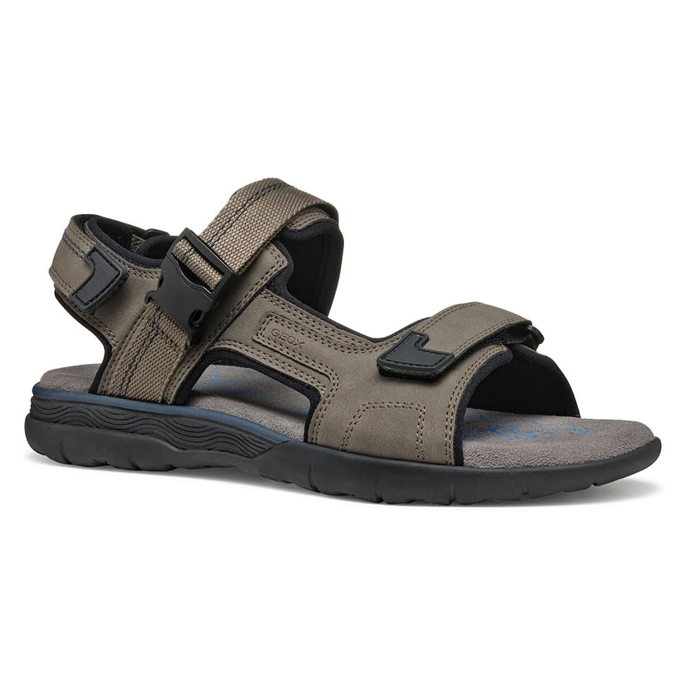 Geox Men's U SPHERICA EC5 B Sport Sandal, Dove Grey, 6.5 UK