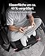 AutoFull C3 Gaming Stuhl, Ergonomisch Gaming-Stuhl mit Lordosenstütze, Höhenverstellbar & Neigungsfunktion, Gaming Stühle mit Fußstütze, Rennsitzdesign PU Leder, Schwarz (Verbreitern Sitzkissen)