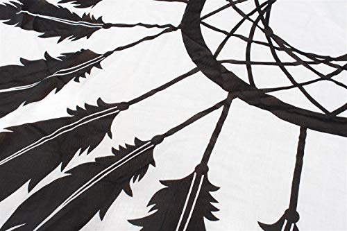 StyleBREAKER Telo Mare Rotondo con Stampa