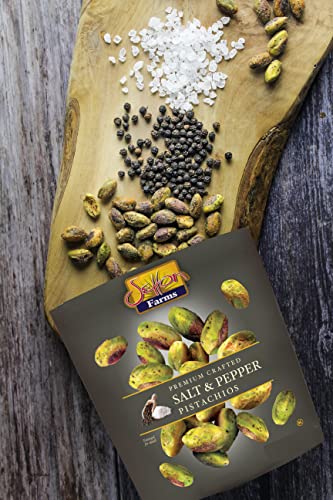 Image of Pistachios Seasoned Shelled Kernels, Salt & Pepper, 2.5 Ounce Bags, Pack Of 8, Kosher