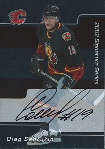 (HCW) 2001-02 BAP Signature Series OLEG SAPRYKIN Auto NHL Hockey 00333
