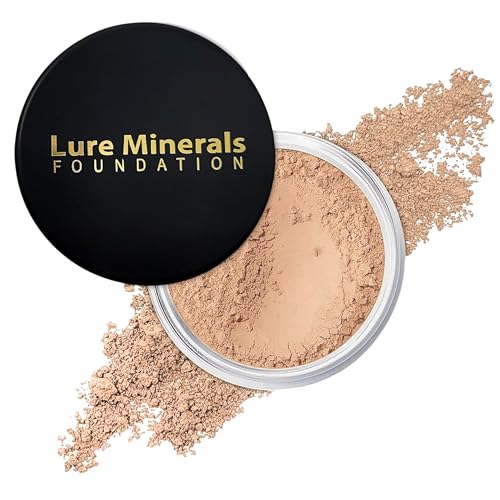 Bisque Loose Face Powder Concealer-14g Sifter Jar Mineral-Based Concealer for face, Lightweight Coverage, Conceals Redness + Blemishes, Talc Free, Vegan