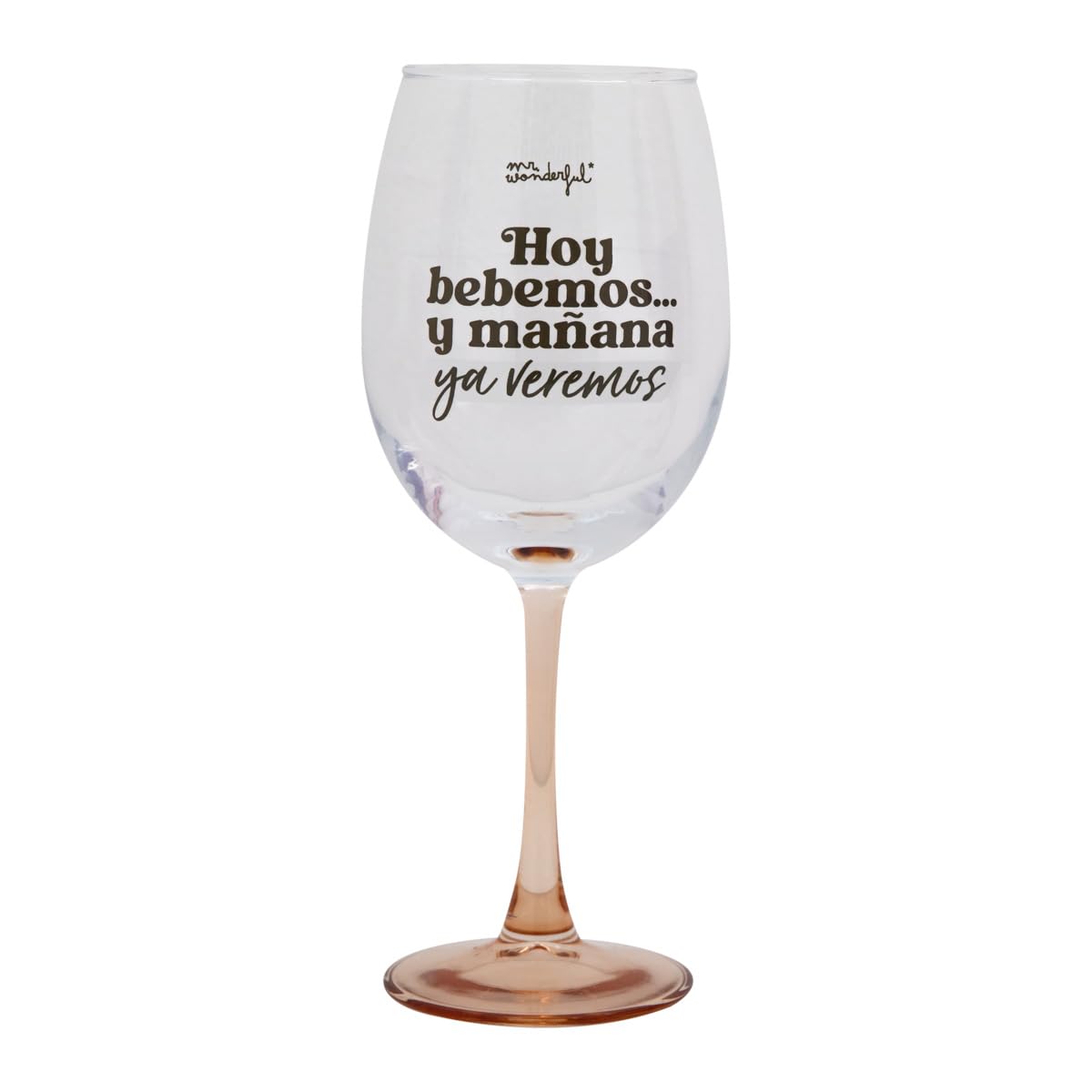 Mr. Wonderful WOA11773ES Copa de vino - Seco o afrutado, ¡brindemos por esta madre que tiene el cielo ganado, 470 Mililitros. — view 16