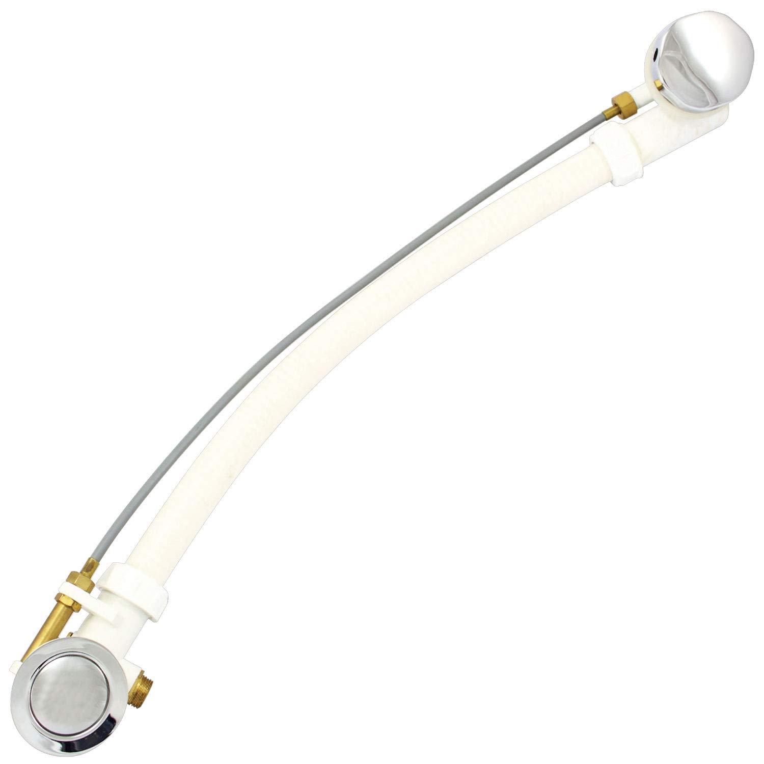 Di Vapor 65Cm Bath Overflow Pop Up Waste Drain - Fitting Hole 50Mm