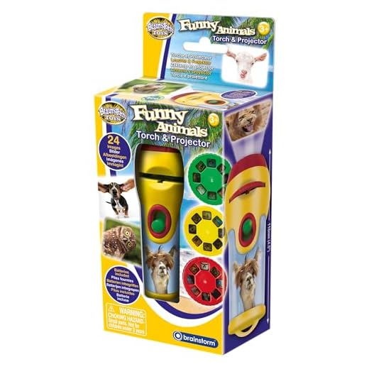 Brainstorm Toys Funny Animals Torch & Projector