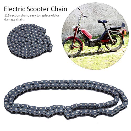 Elektrische scooterketting met hoge stijfheid Versterkte structuur Ketting met 116 secties Scooterketting met lage treksterkte, voor elektrische scootmobiel - Afbeelding 3