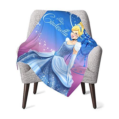 Ci-nder-Ella Baby Blanket Boys Soft Blanket Fleece Baby Girl Blanket Plush Toddler Baby Newborn Blanket for Nursery Stroller Crib Receiving Blanket Infant Unisex-Baby,One Size