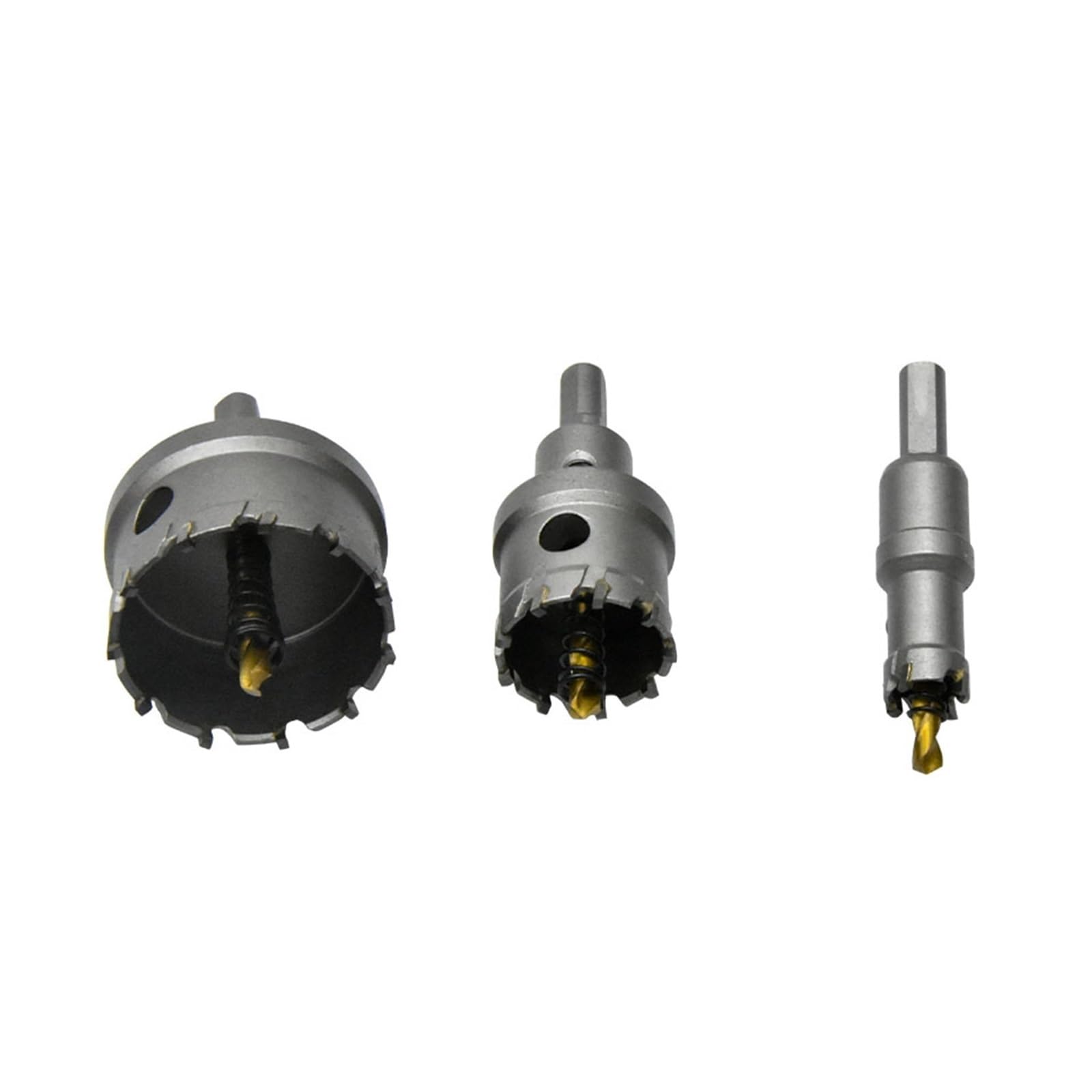 Set di punte for trapano apri fori da 16-53 mm, set for in carburo tungsteno 10 pezzi for acciaio/piastra metallica/piastra ferro/lega alluminio Per uso fai da te