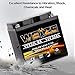Weize YTX30L-BS Battery Replacement Yuasa YIX30L Motorcycle Battery - Factory Sealed - Maintenance Free - High Performance ETX30L BS For Harley Davidson Polaris Sportsman