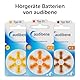 audibene Hörgerätebatterien Typ 13 orange, Batterien für Hörgeräte 60 Stück Vorratspack, Made in Germany, inkl. GRATIS Reinigungstuch, Wireless Approved, quecksilberfrei