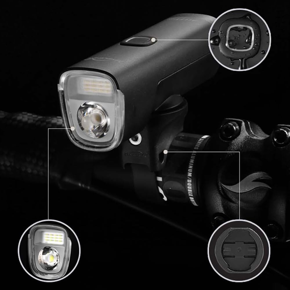 Luce per Bicicletta ALLTY 1000, 1000 Lumen, 4000 mAh, Luce Anteriore Diurna per Ciclismo, Impermeabile IPX7, Strumento di Illuminazione per Ciclismo