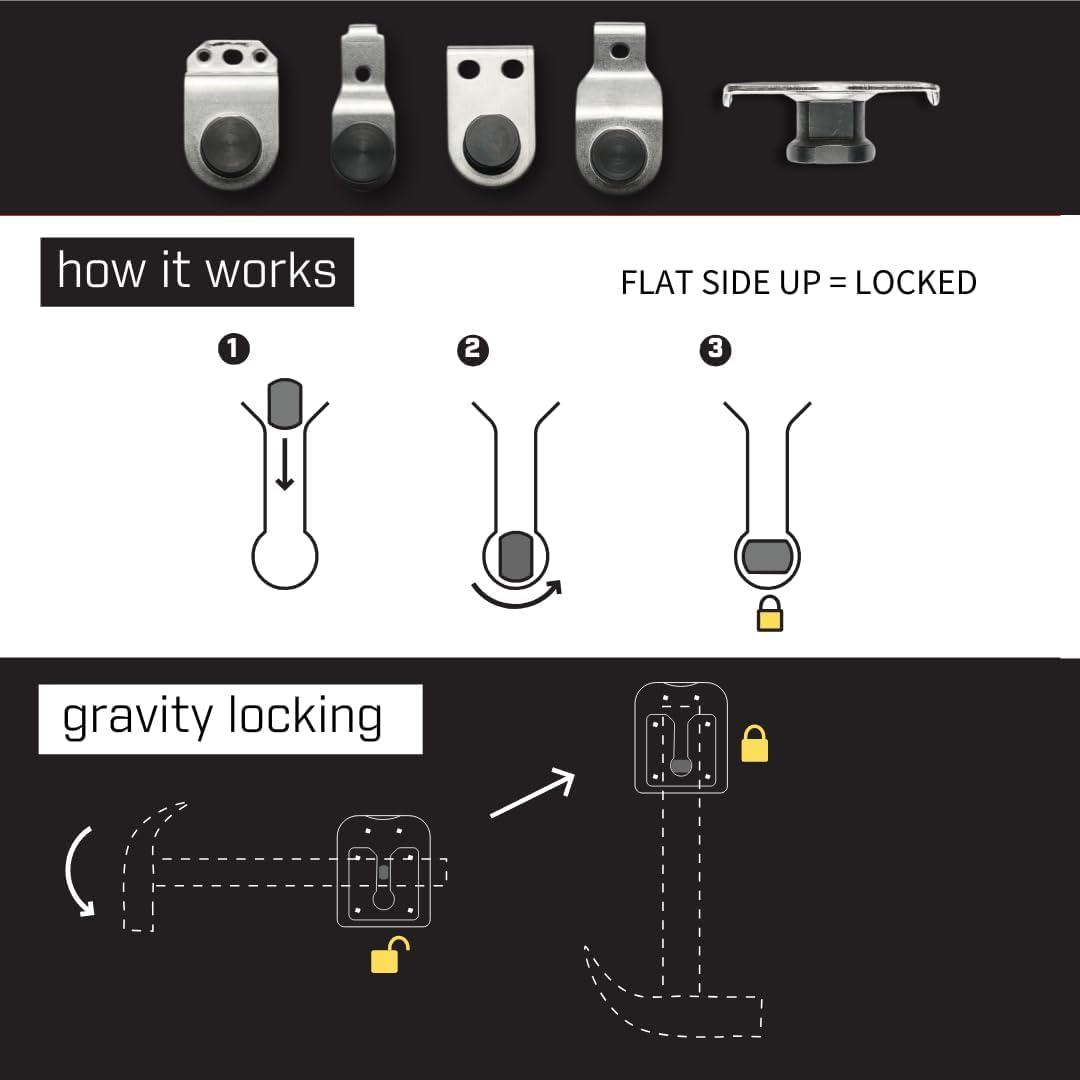 PinPal Pro | Étui à outils universel - Verrouillage par gravité - Porte-outils à clip pour perceuses, chocs et autres outils