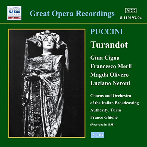 Puccini: turandot opera
