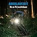 ABSINA LED Fahrradlicht Set USB aufladbar - 100m Reichweite, 180 Lumen & 50 Lux - Fahrradbeleuchtung Set StVZO zugelassen - Fahrradlampe vorne & hinten, Fahrrad Lichter LED Set