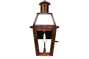Georgetown 15.5" Outdoor Gas Lantern: Illuminate Your Nights with Ambiance and Warmth