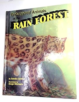 Hardcover Endangered Animals of the Rain Forest Book