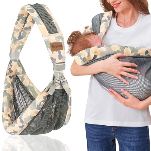 Portable Echarpe De Portage Bebe,Porte-Bébé Respirant,Porte-Bébé ...