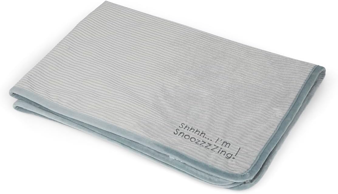 Petface Grey Cord Puppy Comforter Warm & Cosy Dogs Fleece Bedding Blanket