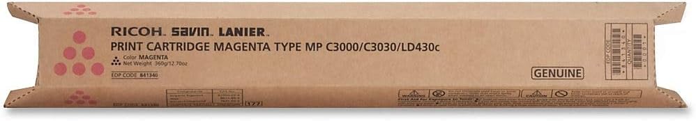 Ricoh Magenta Toner Cartridge, 15000 Yield (841340)
