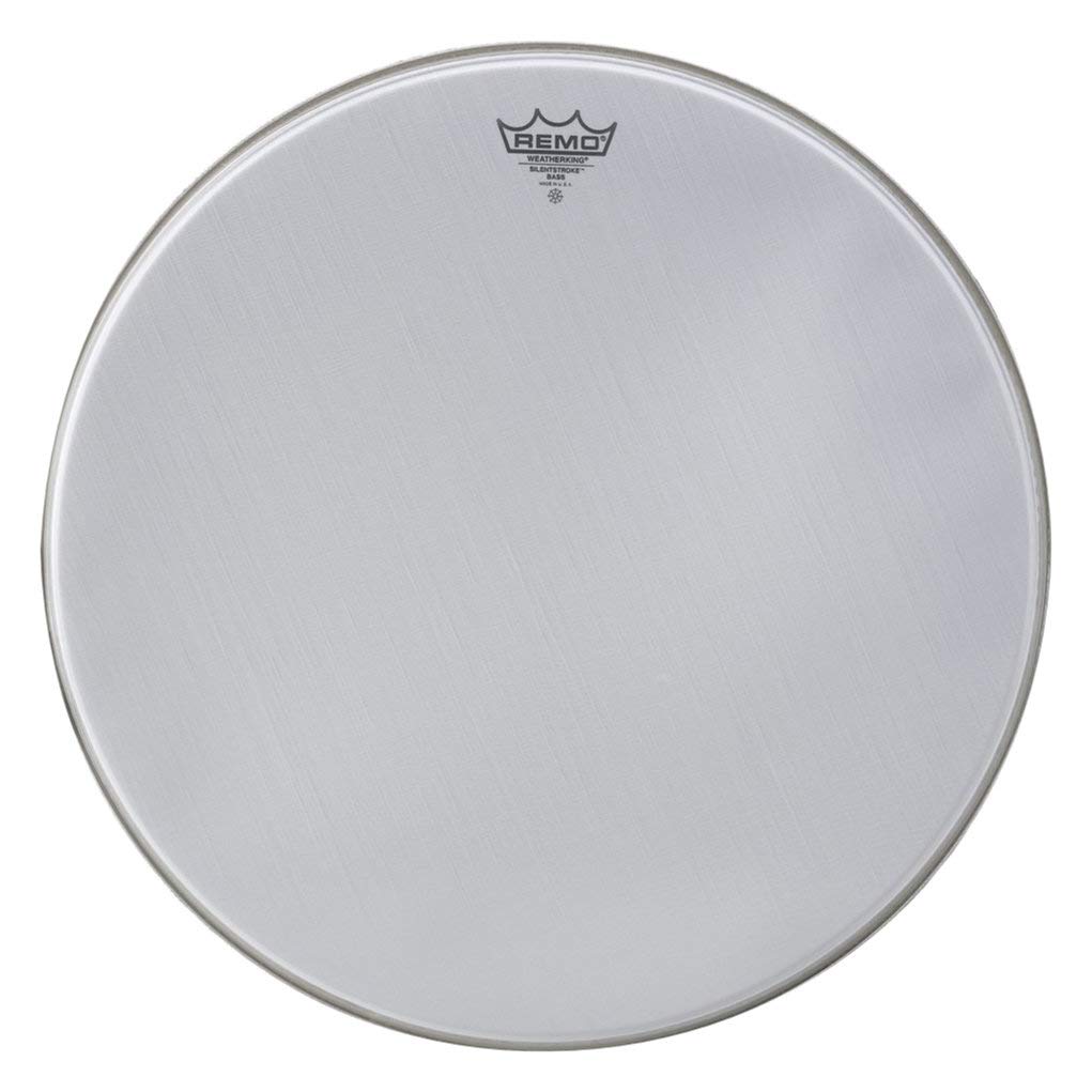 Remo Silent Stroke Mesh Heads Standard Set, Set in den Größen 22" BD | Die ultimative Lösung für Spielen mit geringer Lautstärke, 12" 13" 16" TT und 14" SD, Haltbares 1-lagiges Gewebe