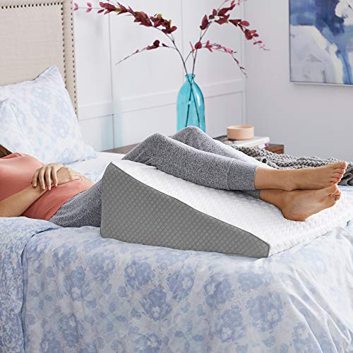 Sealy Sealychill Gel Memory Foam Wedge Pillow, White #TOP2