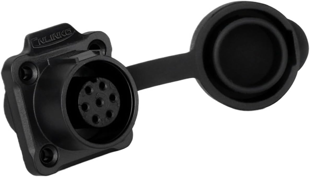 M12 2pin 3pin 4pin 5pin 6pin 7pin 8pin Waterproof Electrical Connector Male Plug Female Socket Jack IP68 Connectors Automation(6 pins Plug)