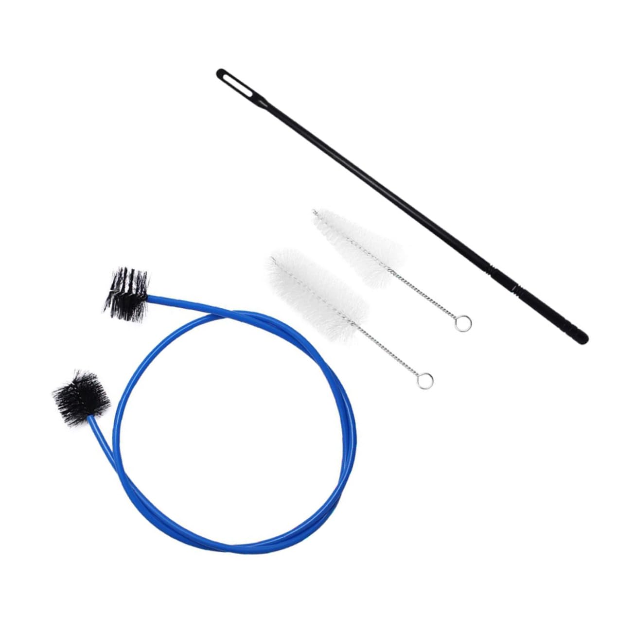 TOYANDONA 12piezas De Limpieza Para Set Cepillo Flexible Cepillo Para Boquilla y Varilla De Limpieza Accesorios Para De Instrumentos De Viento Para Trompetas y Cornetas