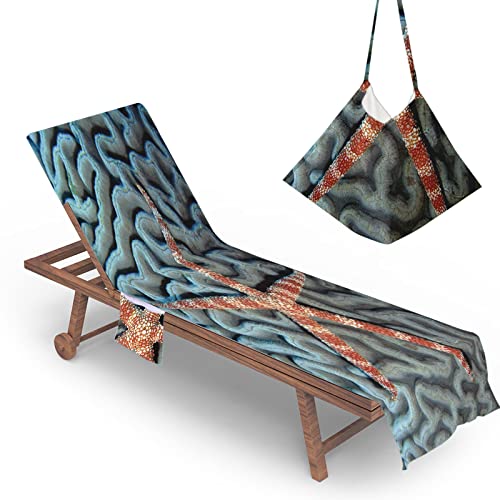 Design con Tasca Portaoggetti Laterale: la nostra Telo da Mare per Lettino è progettata con 2 tasca laterale per riporla facilmente e può contenere una varietà di accessori come occhiali da sole, telefoni cellulari, riviste, snack, bevande e altro ancora.