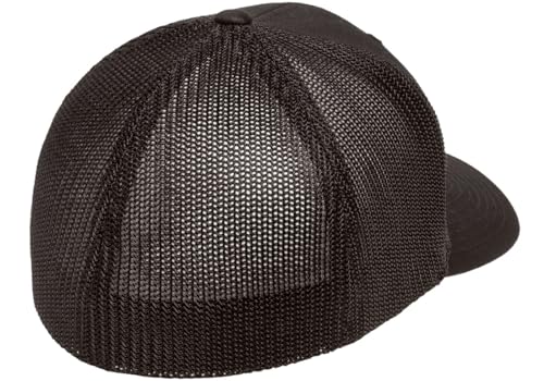 Image of Flexfit Unisex Mesh Fitted 2-Tone Trucker Hat, One Size