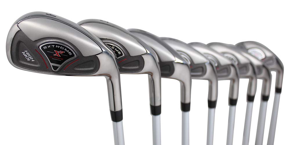 Extreme X7 High MOI Complete 8-Piece Men's Iron Set (4-SW) Right Handed Regular R Flex Graphite Shafts