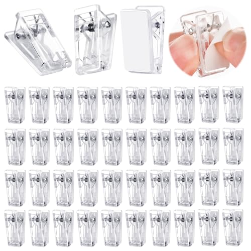 Tapestry Hangers for Walls, 40 Pack No-Damage Sticky Clips, Stick-On Hooks for Hanging Tapestries,...