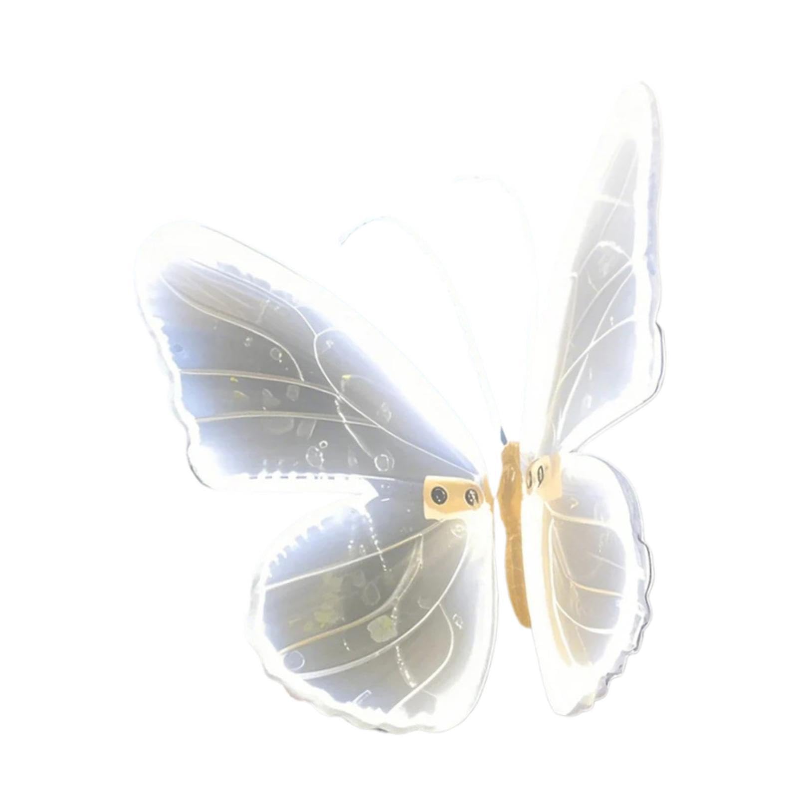 Luce a Farfalla per Esterni, Lampada da Giardino da 12 V, Statua da Giardino, Scultura di Animali per Giardinaggio Domestico, Giardino, Prato,