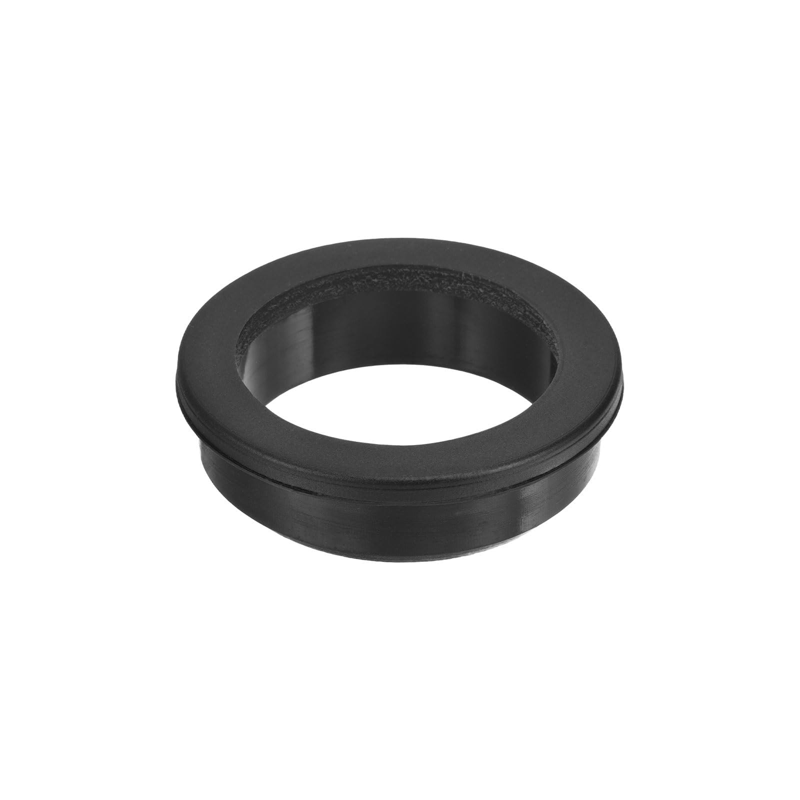 Unifizz 1Pcs Rubber Grommet 48mm Drill Hole, 38mm ID Hole Top Hat Grommet Black Silicone Hole Plug Gasket for Automotive, Machinery and Wiring Applications