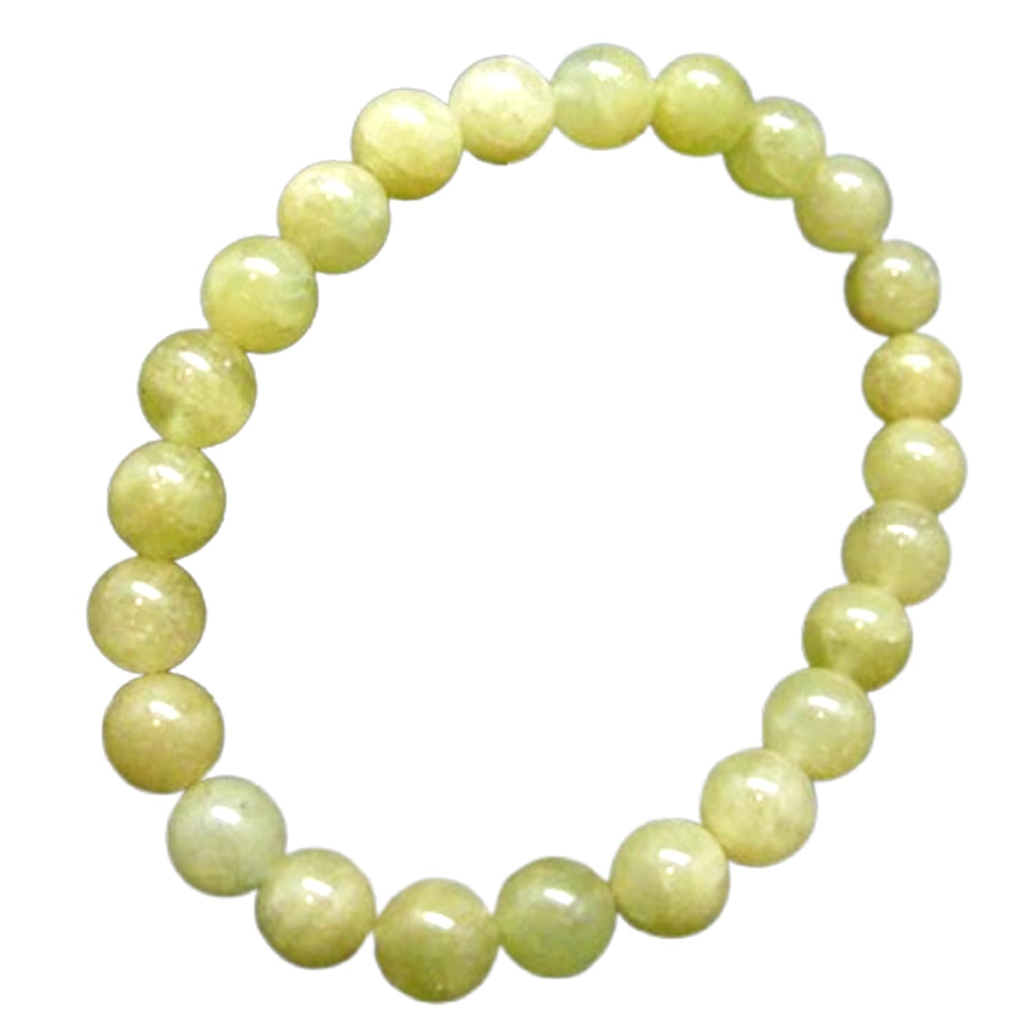 Natural Heliodor Golden Beryl 8mm Round Shape Smooth Cut Beads Stretchable Bracelet For Men & Women. Unisex Bracelet For Healing, Meditation, Prosperity, Gift & Luck|STBR_RR_11657