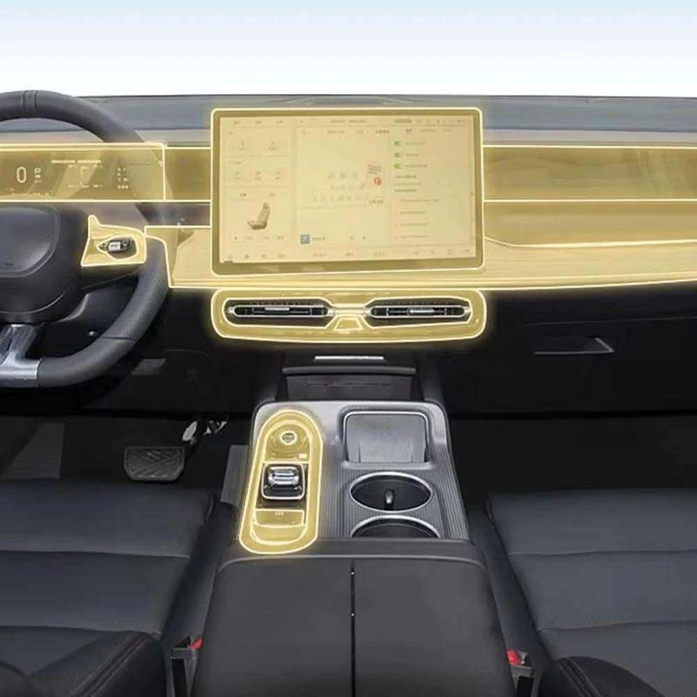 Película protectora premium de TPU para la consola de Trumpchi E8 2024 8
